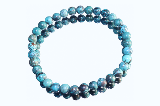 Natural Sonoran Turquoise Infinity Bracelet