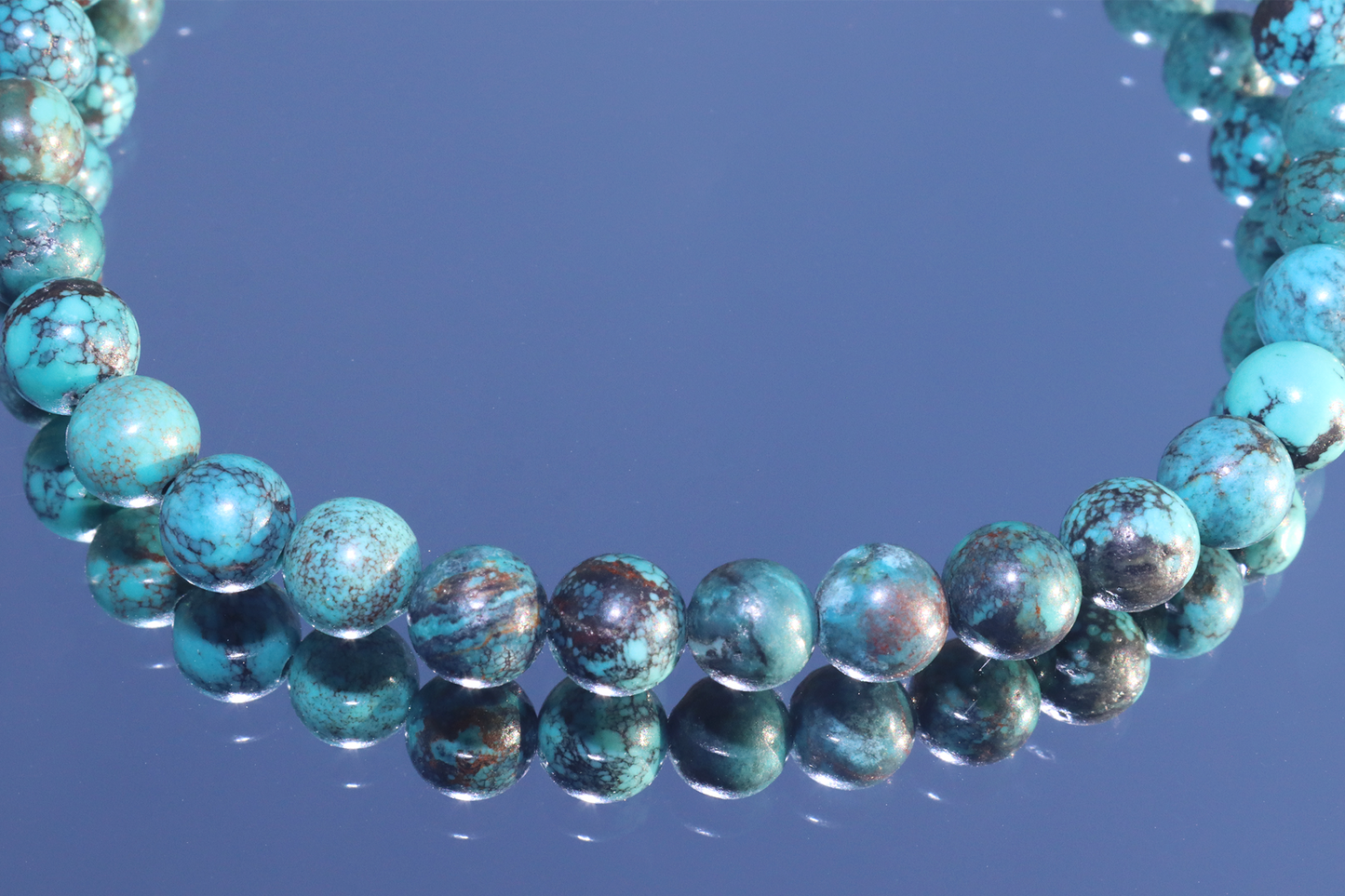 Natural Sonoran Turquoise Infinity Bracelet