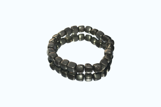 Pyrite Infinity Bracelet